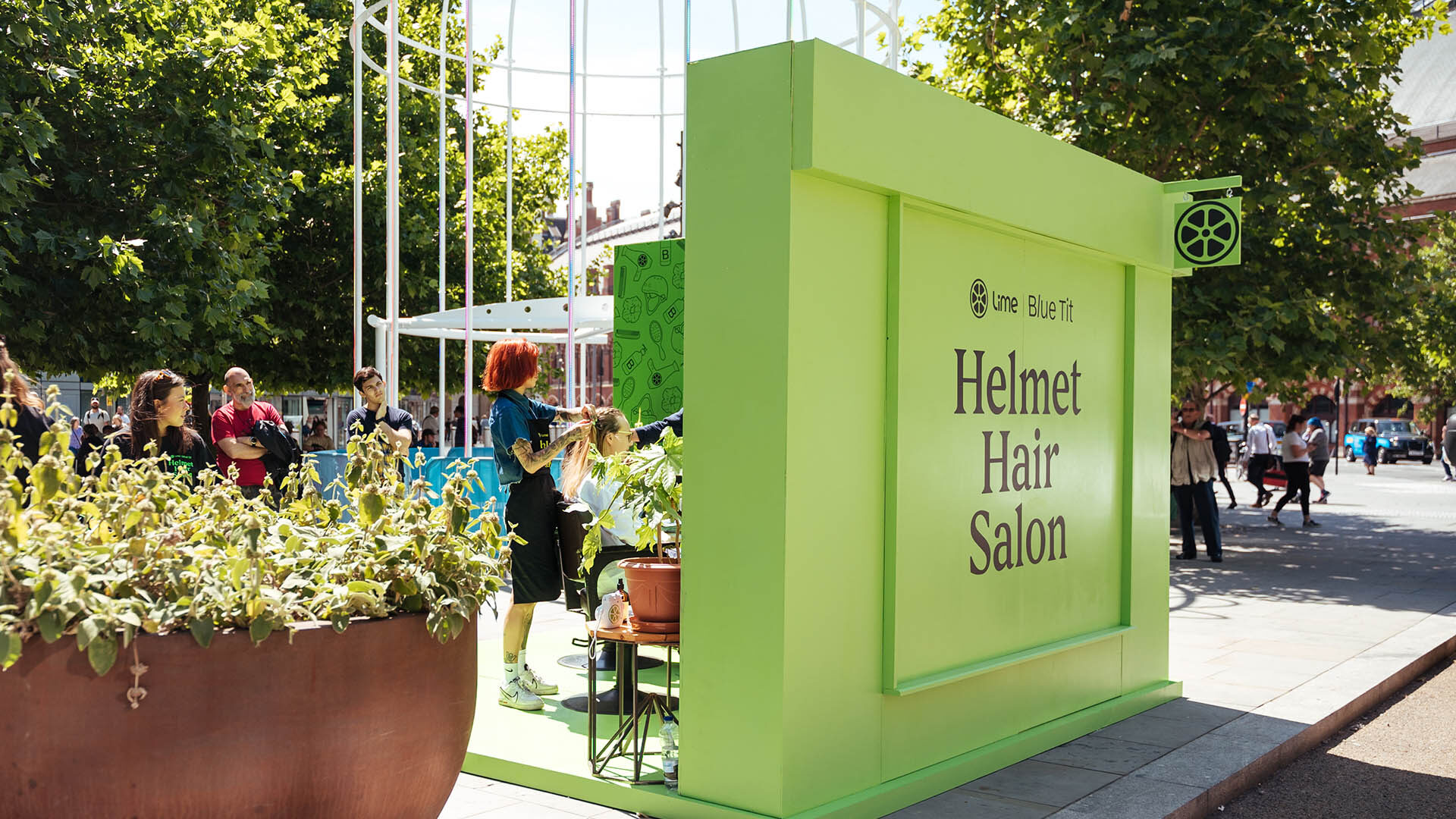 Lime Helmet Hair Salon - Electric Sunshine events & experiential