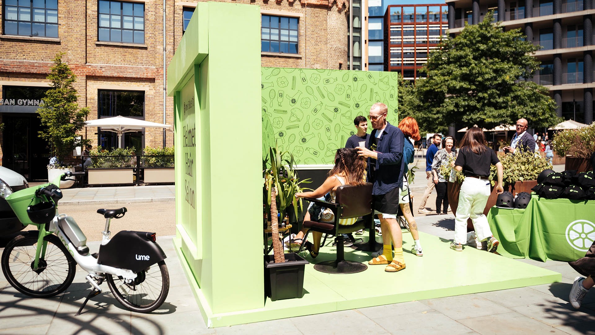 Lime Helmet Hair Salon - Electric Sunshine events & experiential