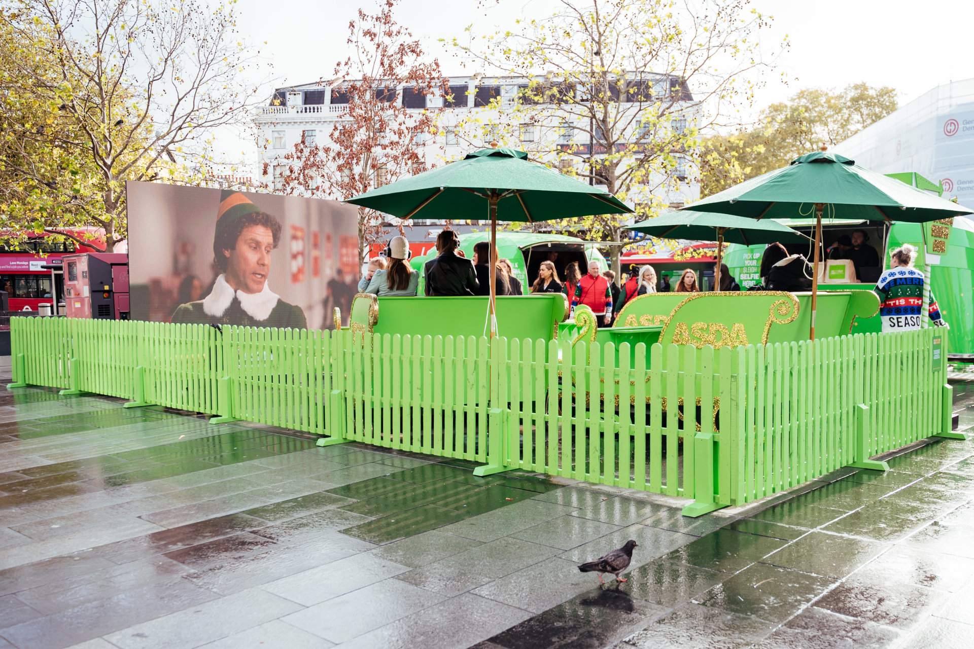 The ASDA Sleigh-In Cinema – Electric Sunshine events & experiential