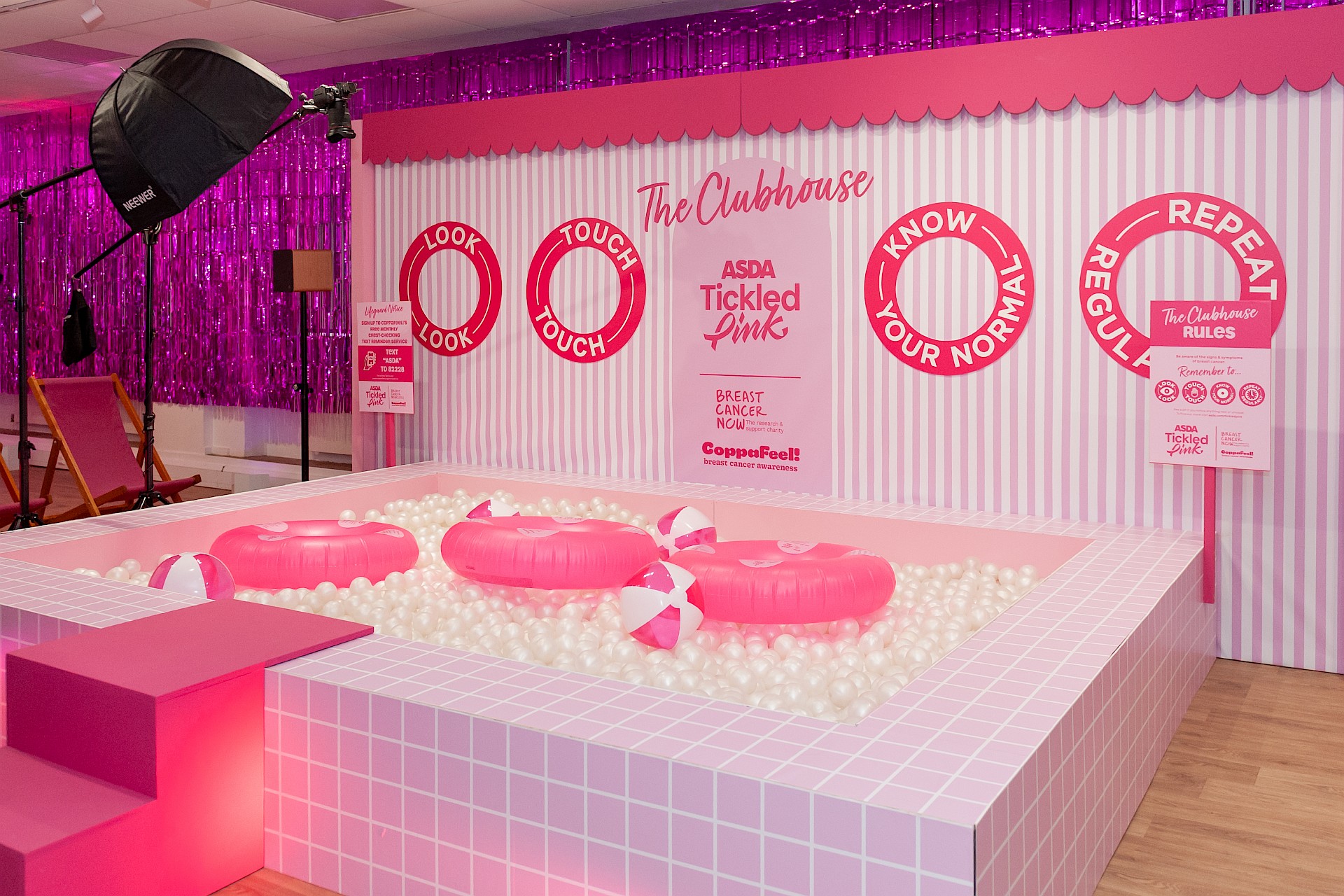 Tickled Pink Clubhouse - Electric Sunshine events & experiential