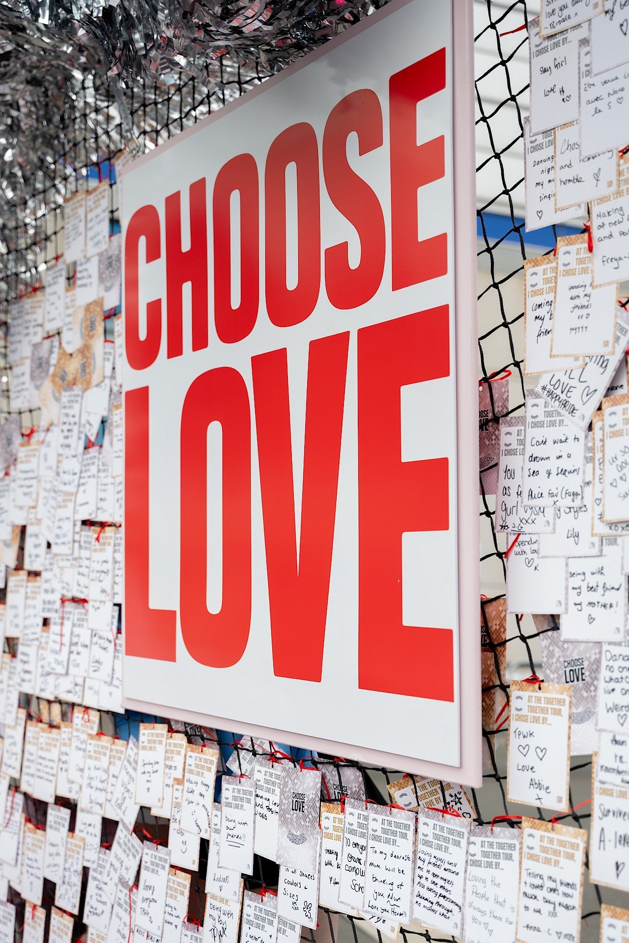 Choose Love x Harry Styles Charity Activation - Electric Sunshine events & experiential